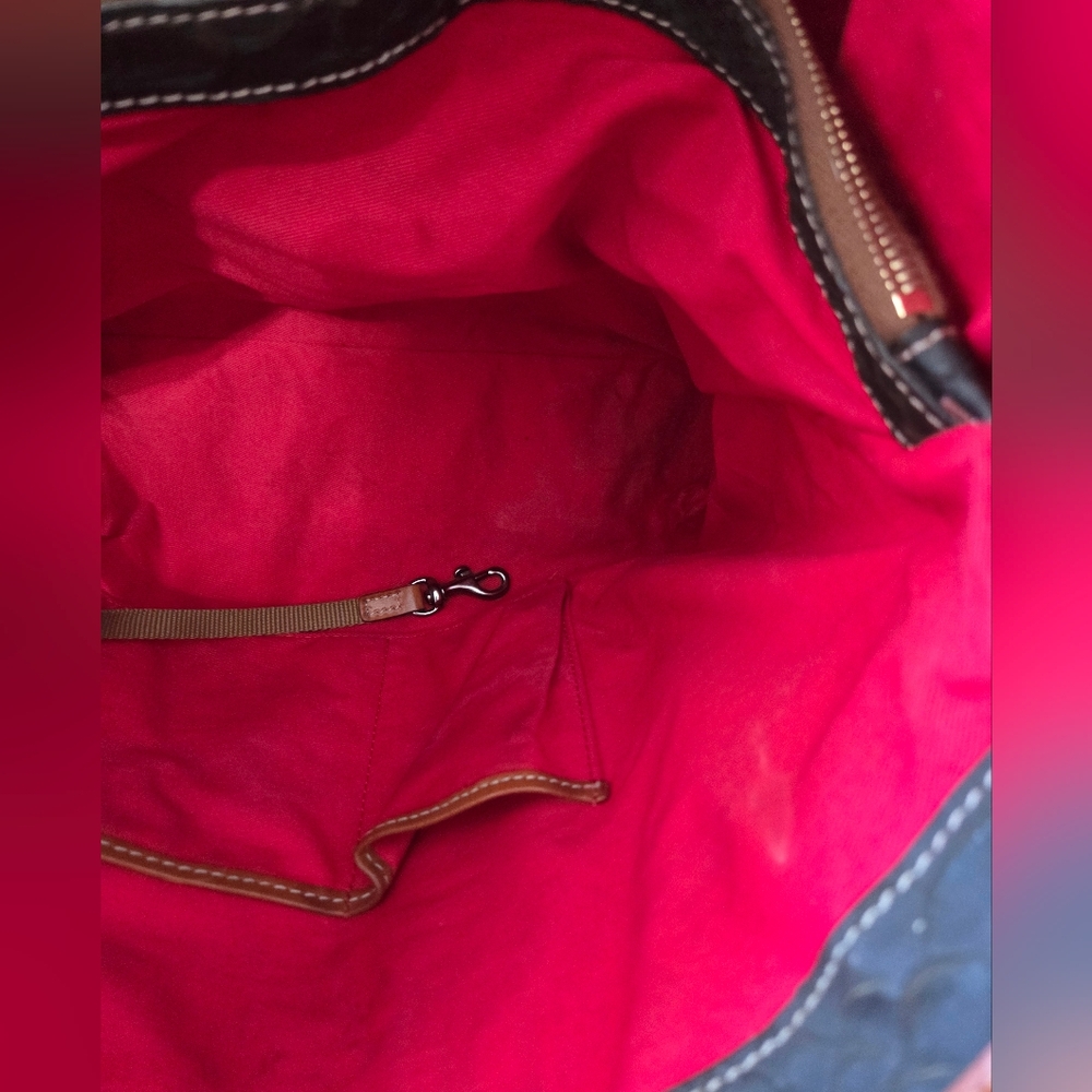 Dooney & Bourke Cara Python Embossed Leather Tote - image 12